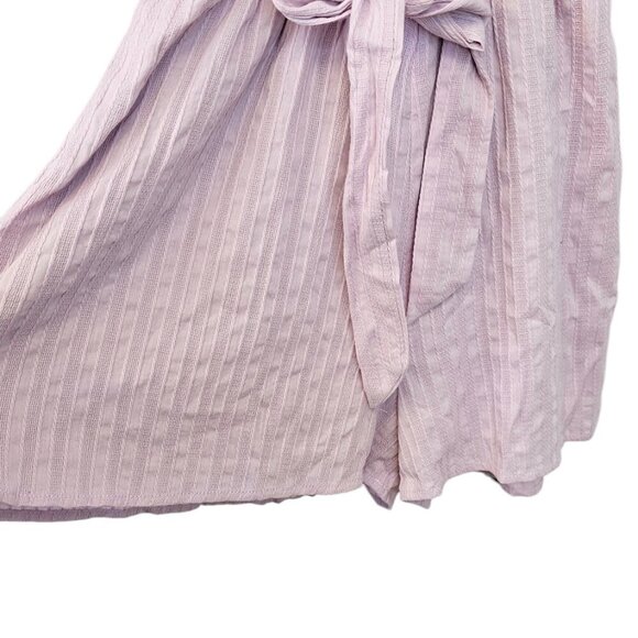 Showpo Womens Run away Girl Playsuit, Ruffled, Tie Waist, V Neck, Lilac, Size 4 - Picture 9 of 9